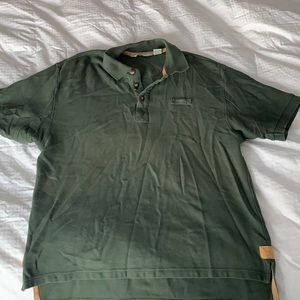 Vintage Forest Green Orvis Polo
